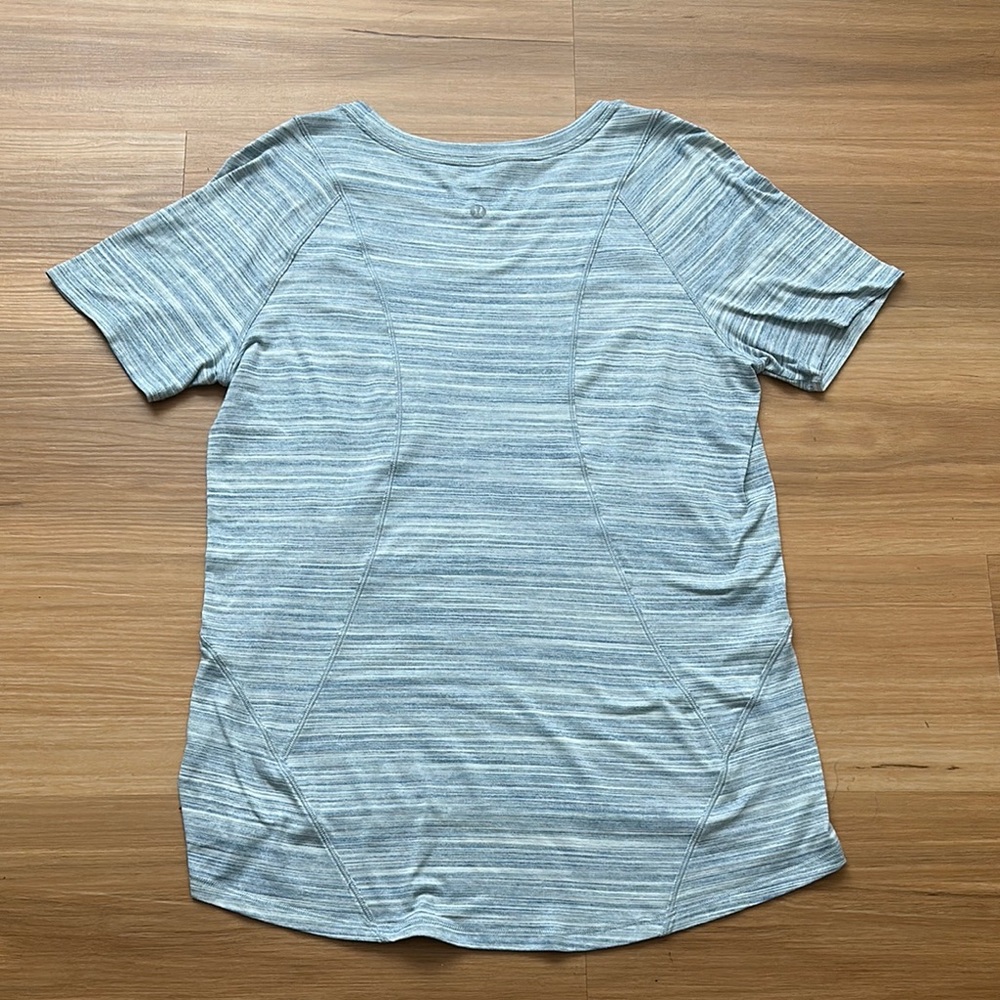 Lululemon Athletica Blue Short Sleeve Tee